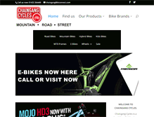 Tablet Screenshot of chaingangcycles.co.uk